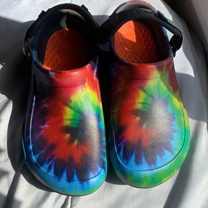 Rainbow unisex crocs
